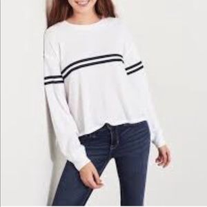 Hollister white Boyfriend Tee